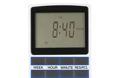 Digitálne spínacie hodiny – časovač zapnutia/vypnutia