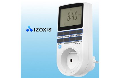 Digitálne spínacie hodiny – časovač zapnutia/vypnutia