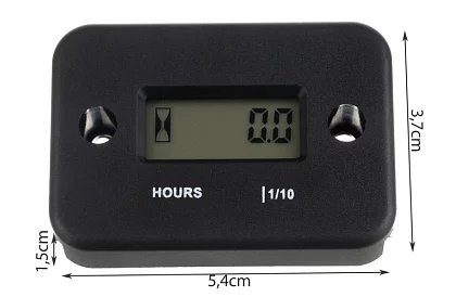 Digitálne motohodiny – počítadlo prevádzkových hodín