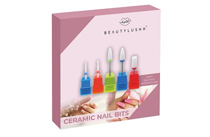 Sada 5 keramických nastrčných pilníkov - fréz