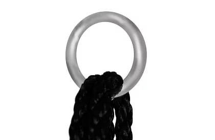 Hojdačka - čapí hniezdo čierna - 100 cm / 150 kg