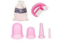 Sada masážnych pomôcok – 4 silikónové banky + masér + taška