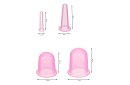 Sada masážnych pomôcok – 4 silikónové banky + masér + taška