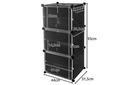 Modulárny botník - pojme až 12 párov topánok