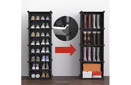 Modulárny botník - pojme až 12 párov topánok