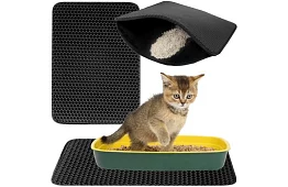 Podložka pod mačací záchod – rohožka zadržiavajúca nečistoty