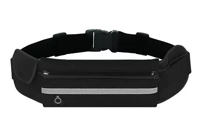 Turistická ledvinka na drobnosti - čierna