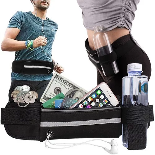 Turistická ledvinka na drobnosti - čierna