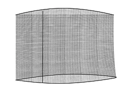 Moskytiéra na záhradný slnečník 300 cm - čierna