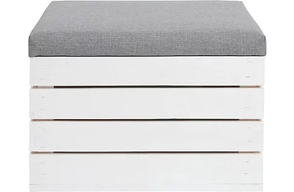 Drevený taburet – puf truhla s úložným priestorom