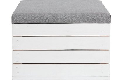 Drevený taburet – puf truhla s úložným priestorom