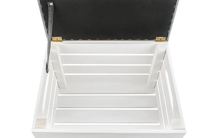 Drevený taburet – puf truhla s úložným priestorom