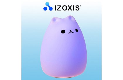 LED detská nočná lampička – mačka