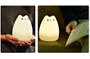 LED detská nočná lampička – mačka