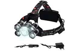 LED čelovka 5 x Cree T6 LED