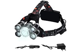 LED čelovka 5 x Cree T6 LED