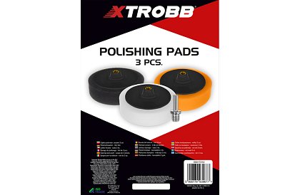 Leštiace hubky na auto 145 mm - sada 3 kusov
