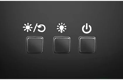 LED nočná lampa s projektorom obrázkov - čierna