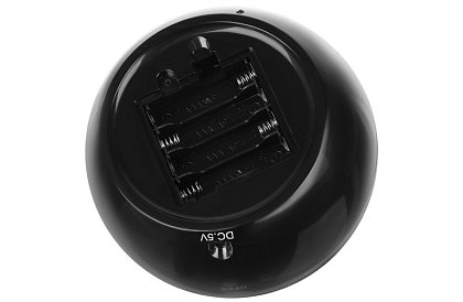 LED nočná lampa s projektorom obrázkov - čierna