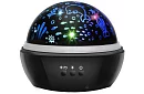 LED nočná lampa s projektorom obrázkov - čierna