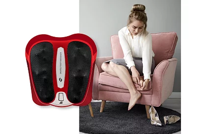 Masážny prístroj na nohy s vyhrievaním