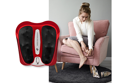 Masážny prístroj na nohy s vyhrievaním