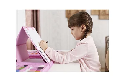 Výtvarná sada na maľovanie pre deti – umelecký kufor - 208 dielikov