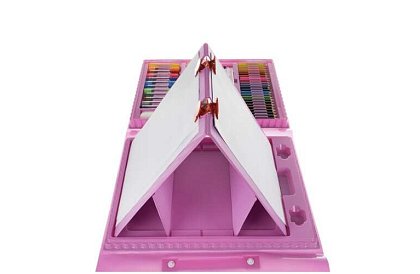 Výtvarná sada na maľovanie pre deti – umelecký kufor - 208 dielikov