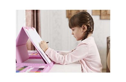 Výtvarná sada na maľovanie pre deti – umelecký kufor - 208 dielikov