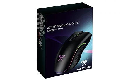 Káblová herná myš – DUNMOON s podsvietením