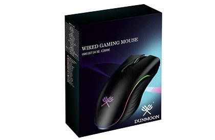 Káblová herná myš – DUNMOON s podsvietením