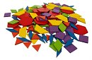 Drevené vzdelávacie puzzle - geometrické tvary