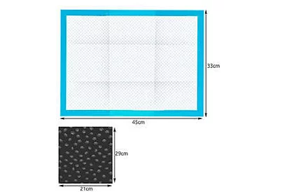 Hygienické savé podložky pre zvieratá 33x45 cm  – 100 ks + vrecká