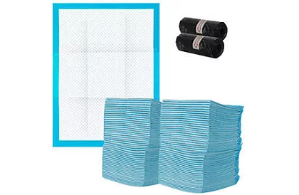 Hygienické savé podložky pre zvieratá 33x45 cm  – 100 ks + vrecká