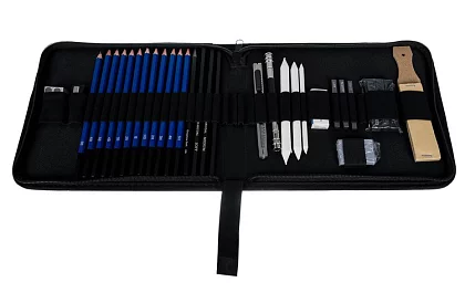 Sada pre profesionálne kreslenie a skicovanie – 32 položiek