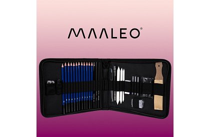 Sada pre profesionálne kreslenie a skicovanie – 32 položiek