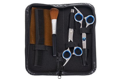 Kadernícke nožnice a príslušenstvo – sada 7 ks