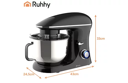 Kuchynský robot 1500 W, s misou 6,2L – RUHHY