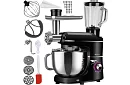 Kuchynský robot 1500 W RUHHY 3 v 1 s mixérom a mlynčekom na mäso – misa 6,2 l