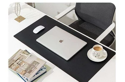 XXL podložka pod myš a klávesnicu 90x45cm - čierna