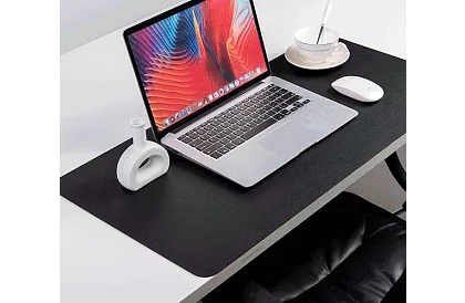 XXL podložka pod myš a klávesnicu 90x45cm - čierna