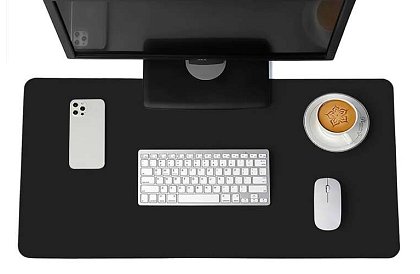 XXL podložka pod myš a klávesnicu 90x45cm - čierna