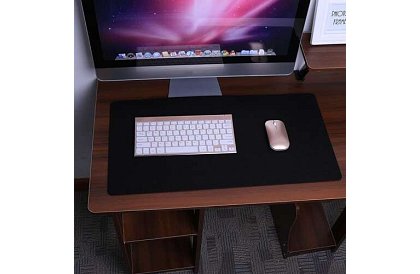 XXL podložka pod myš a klávesnicu 90x45cm - čierna