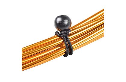 Flexibilné gumičky s guľôčkou na upevnenie plachiet a tarpov – 10 ks