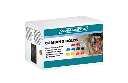 Lezecké chyty – kamene pre deti – sada 10 ks