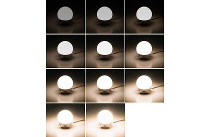 LED lampy na zrkadlo - toaletný stolík – sada 10 ks