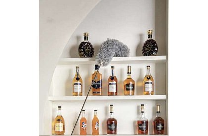 Teleskopická tenká mop – prachovka - 2 nadstavce