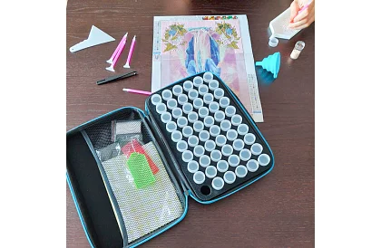 Organizér na príslušenstvo pre diamantové maľovanie 5D