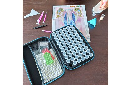Organizér na príslušenstvo pre diamantové maľovanie 5D