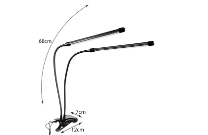 LED lampa pre rast rastlín DUO – s časovačom a ovládaním